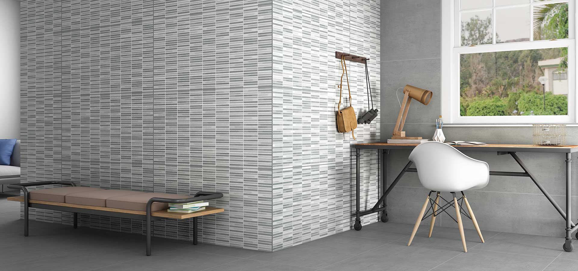 PLASTER GREY TESSERA