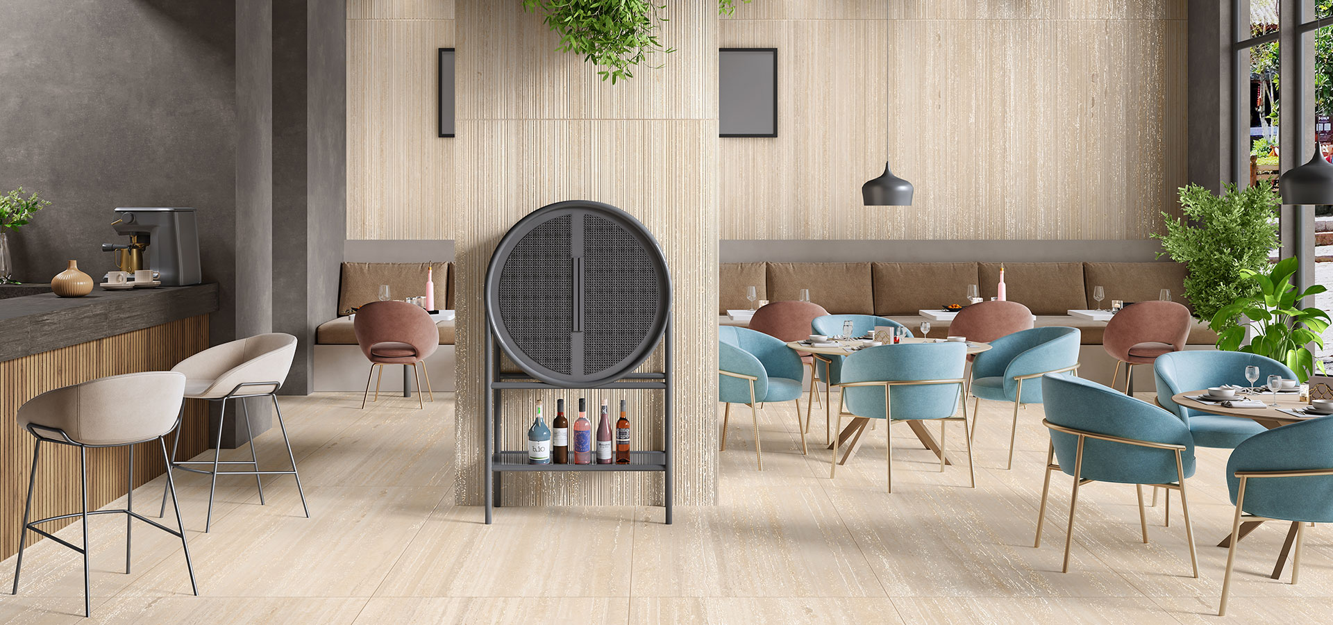 FERRO TRAVERTINE AVORIO