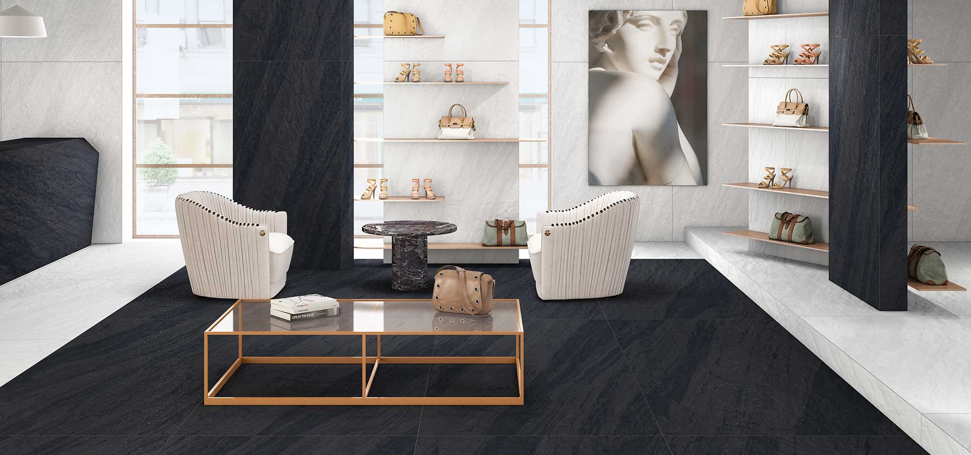 ROKER STONE NERO DUNE