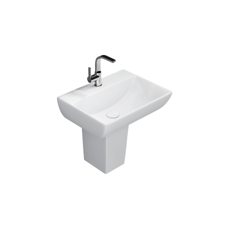 Basin With Full & Half Pedestal