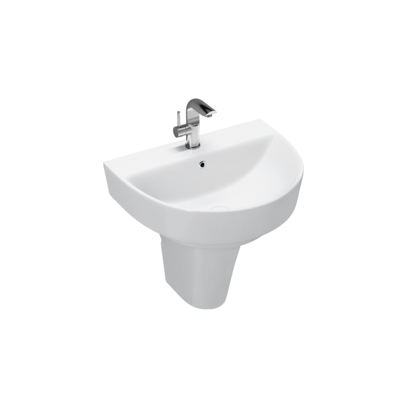 Basin With Full & Half Pedestal