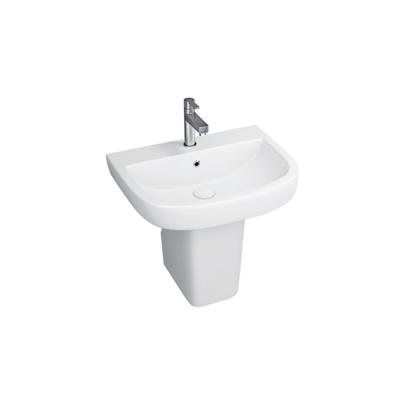Basin With Full & Half Pedestal
