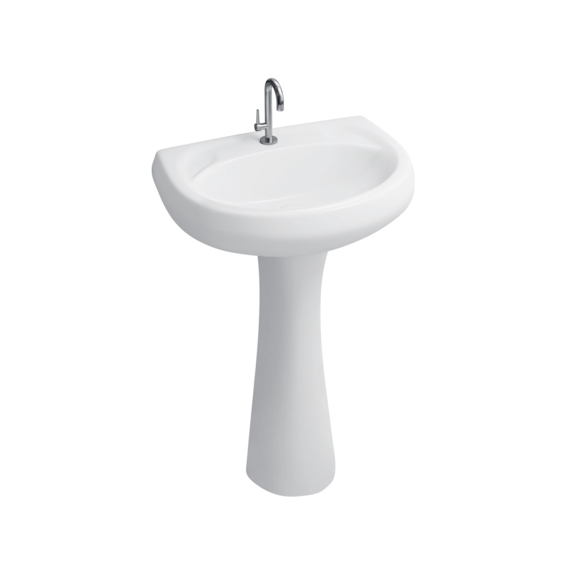 Basin With Full & Half Pedestal