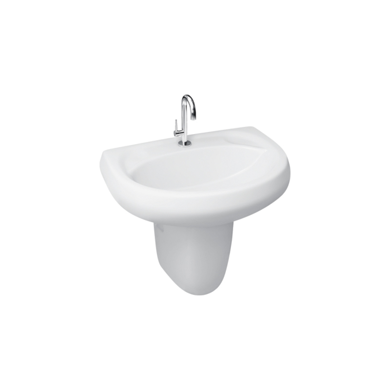 Basin With Full & Half Pedestal