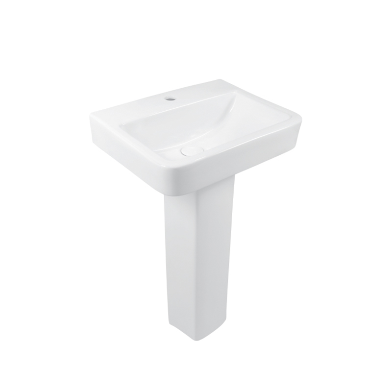 Basin With Full & Half Pedestal
